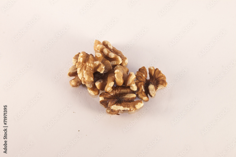 Isolated walnuts Isolated walnuts