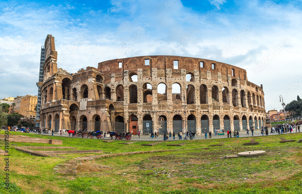 The Iconic, the legendary Coliseum of Rome, Italy