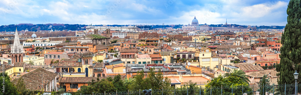 Italy. Rome. Rome skyline. Panorama