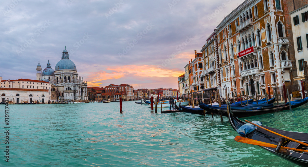 View of Basilica di Santa Maria della Salute,Venice, Italy View of Basilica di Santa Maria della Salute,Venice, Italy
