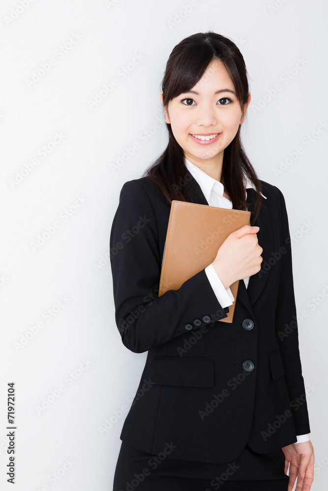asian businesswoman on white background asian businesswoman on white background
