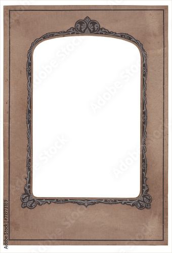 vintage art deco photo cardboard