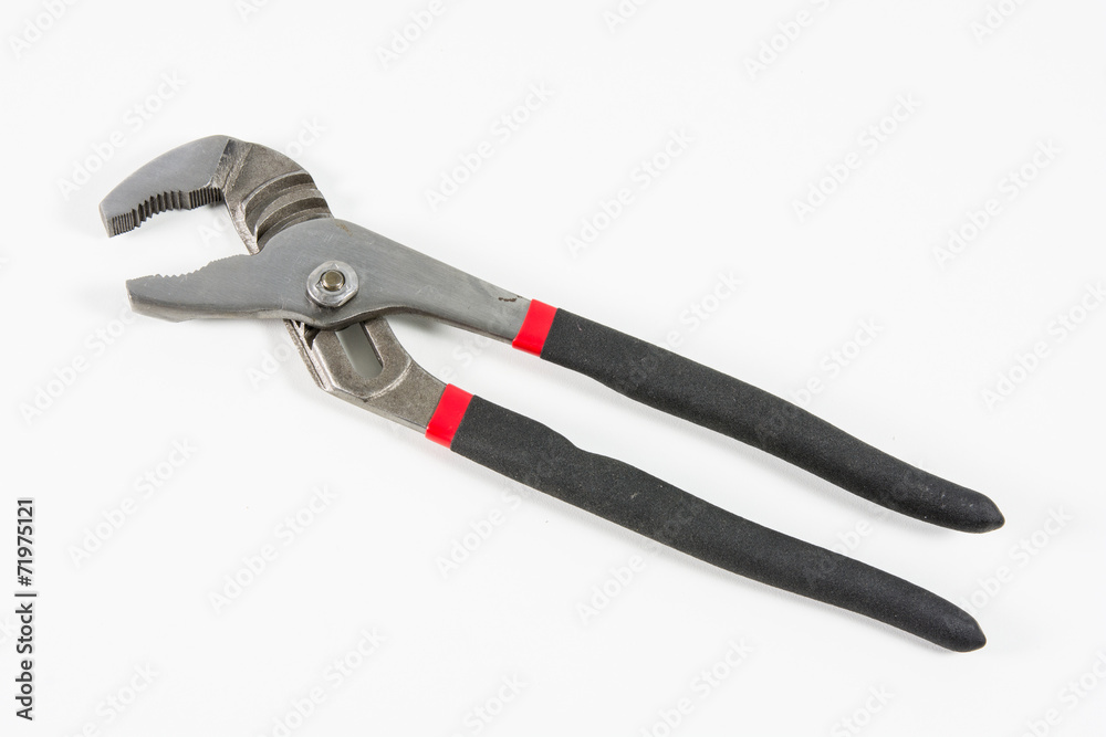 Closeup pliers isolate