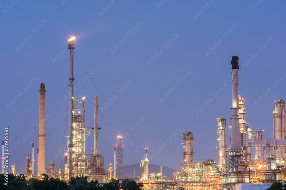 petrochemical industrial plant power station