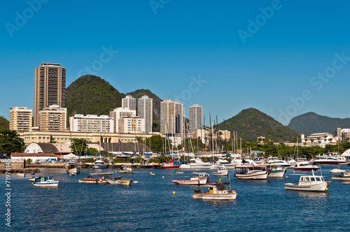 Rio de Janeiro Urban View with Mountains and Buildings © Donatas Dabravolskas