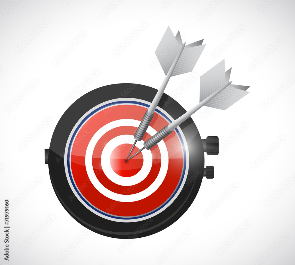 watch target illustration design watch target illustration design