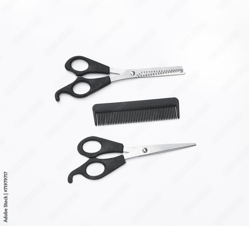 Hair Brush and Comb Scissors Razor Hair Brush and Comb Scissors Razor