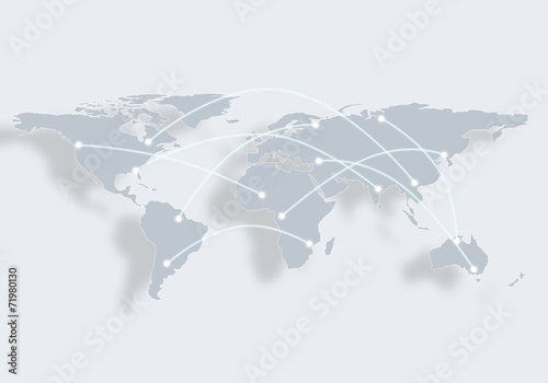 Fototapeta Naklejka Na Ścianę i Meble -  World map