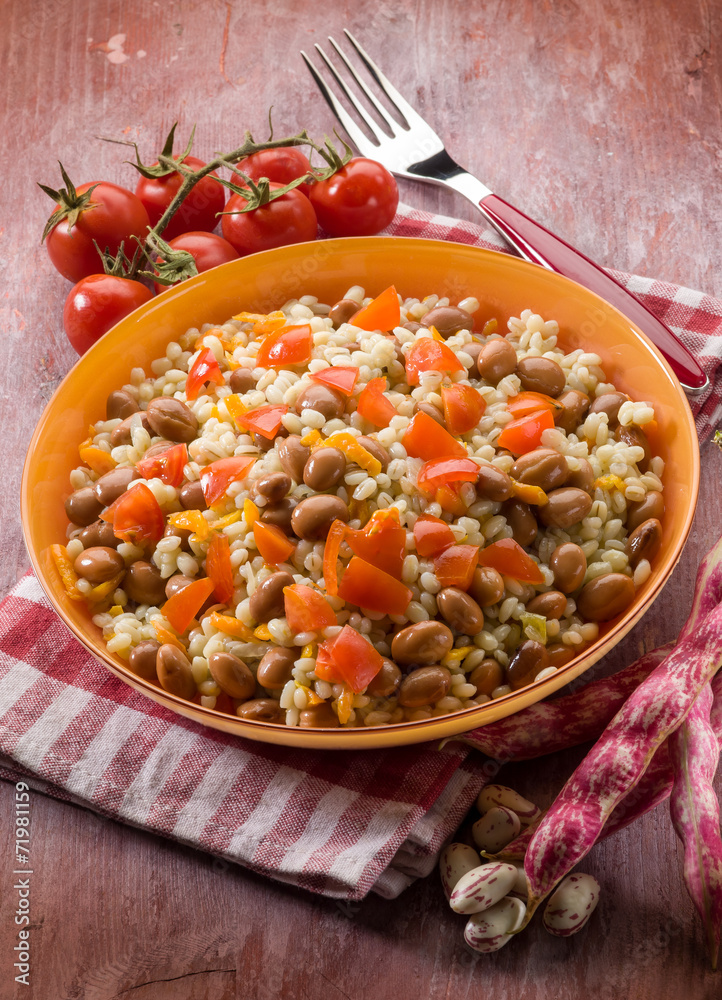 barley risotto with beans and tomatoes barley risotto with beans and tomatoes