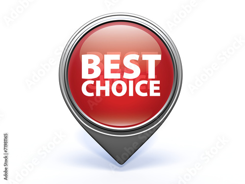 Free Download Best choice pointer icon on white background - GFXLoad