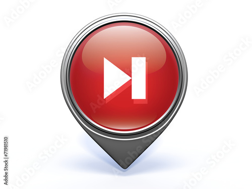 Free Download next pointer icon on white background - GFXLoad