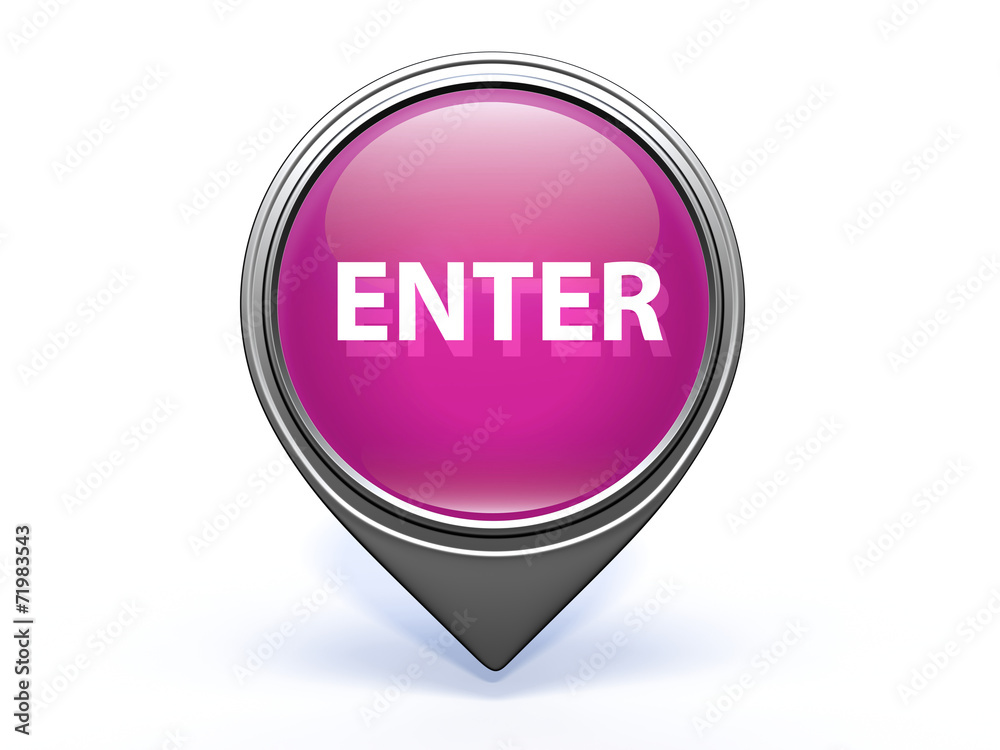 enter pointer icon on white background enter pointer icon on white background