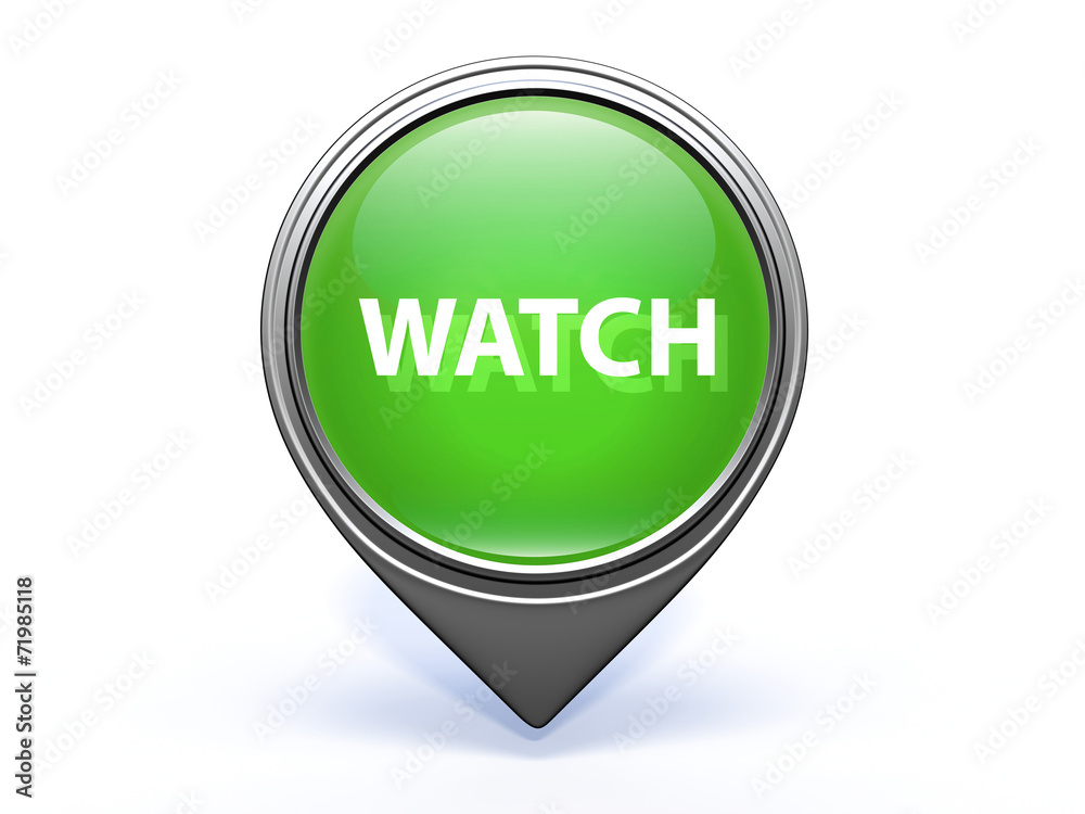watch pointer icon on white background watch pointer icon on white background