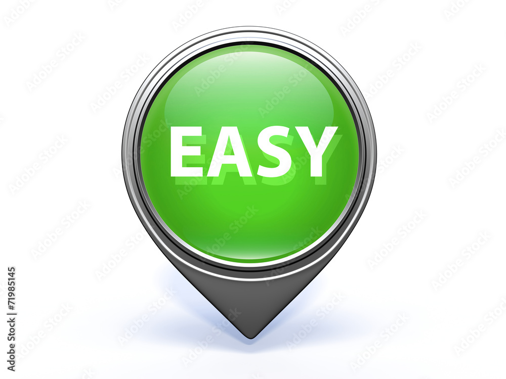 easy pointer icon on white background easy pointer icon on white background