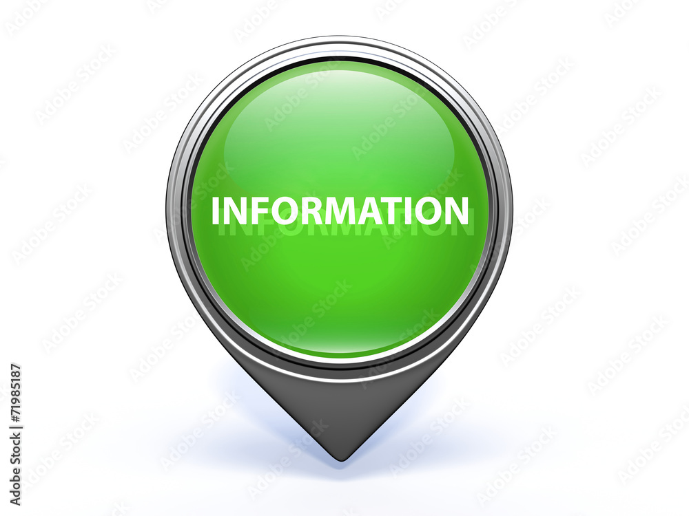 information pointer icon on white background information pointer icon on white background