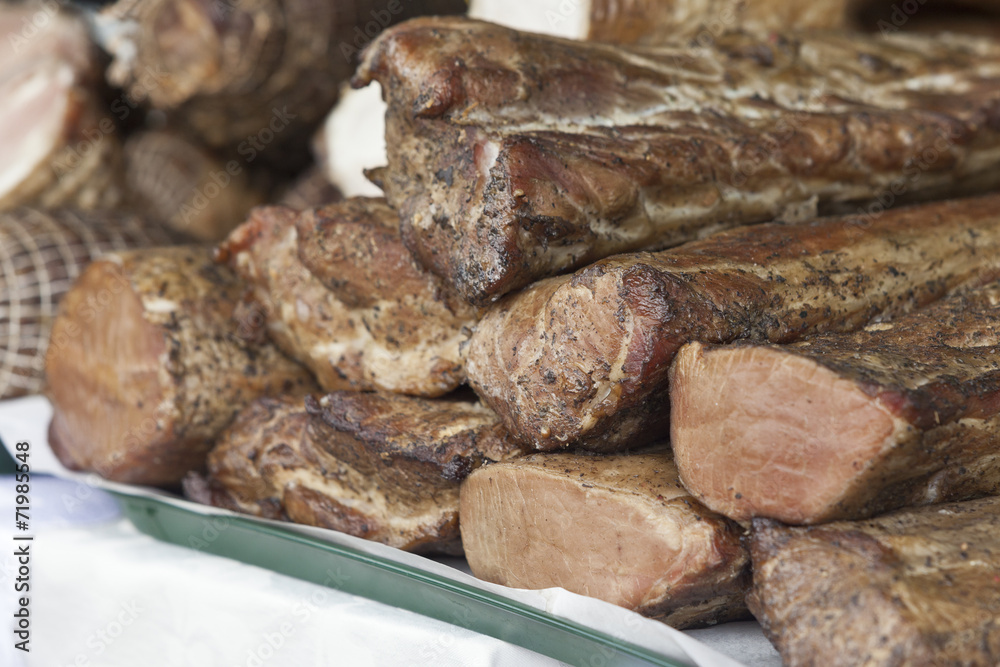 Naturally smoked beef Naturally smoked beef