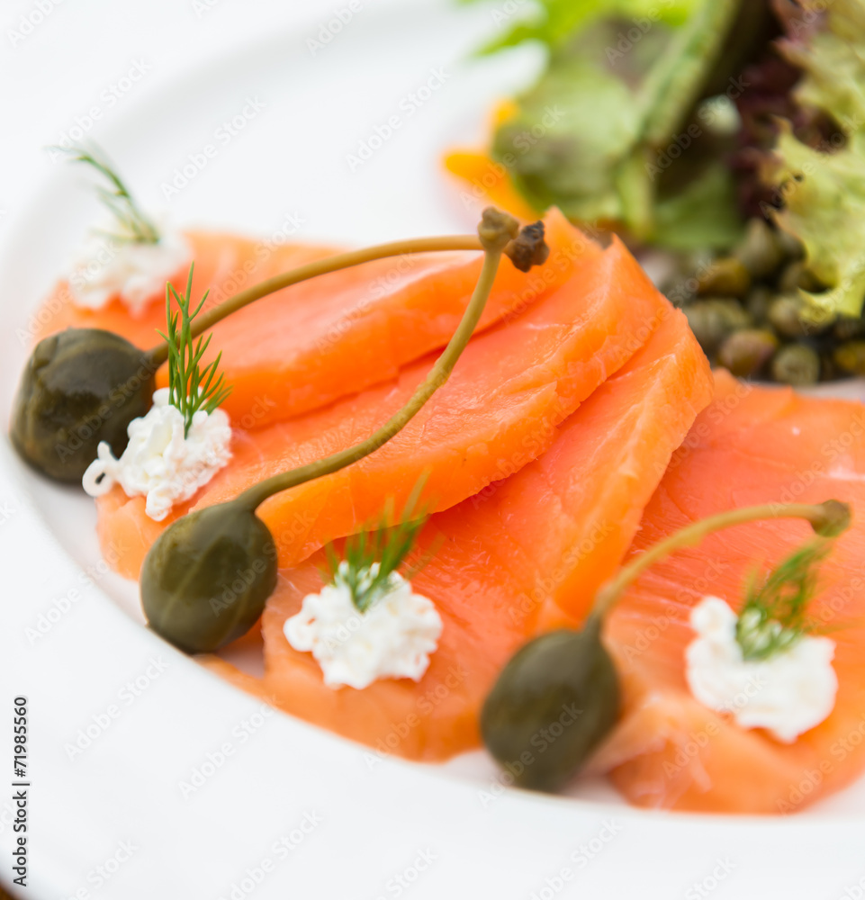 Smoked salmon salad Smoked salmon salad
