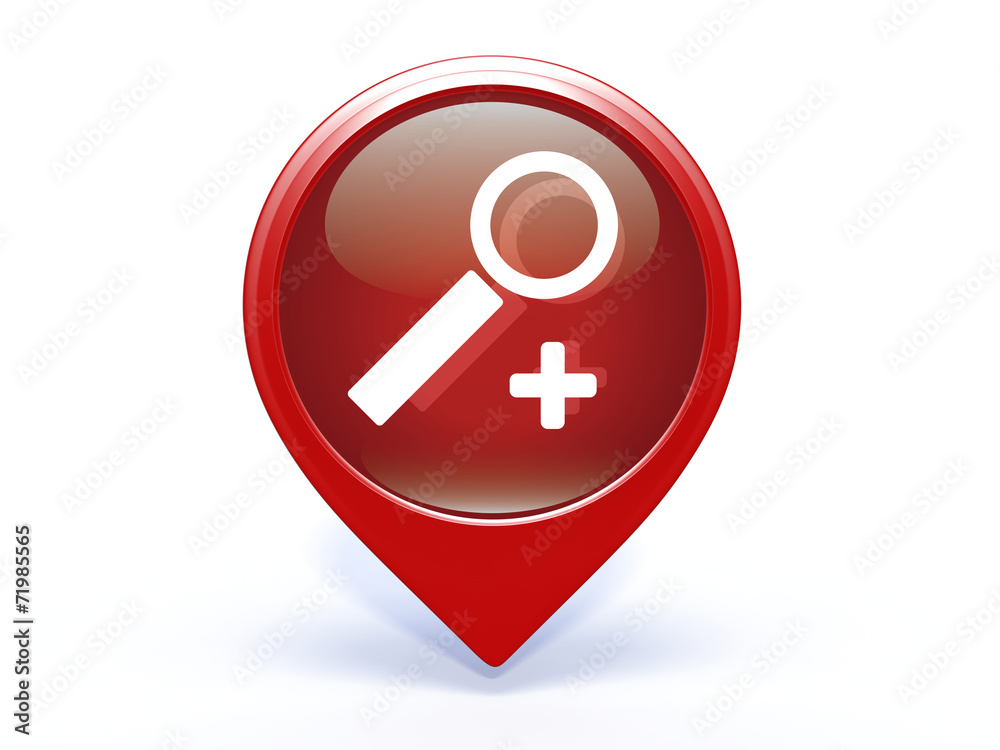 search pointer icon on white background search pointer icon on white background
