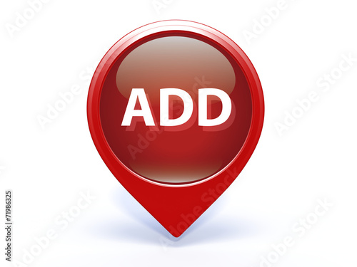 Free Download add pointer icon on white background - GFXLoad