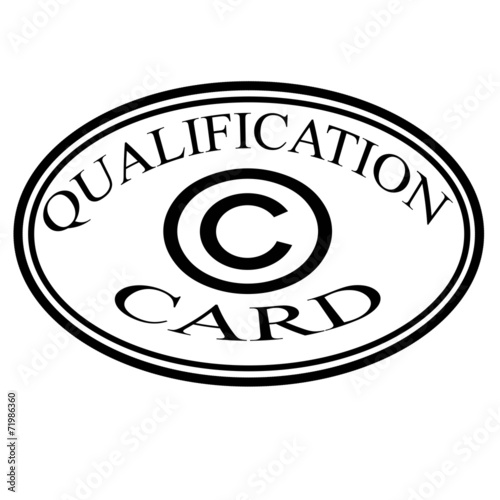 Qualification card