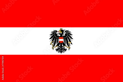 Austrian Flag and Coat of Arms