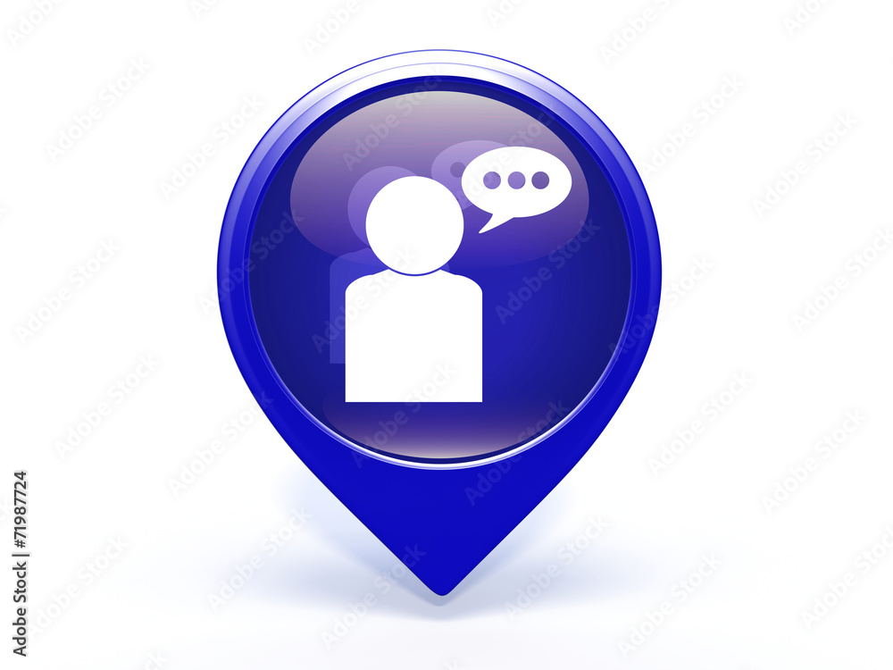 forum pointer icon on white background forum pointer icon on white background