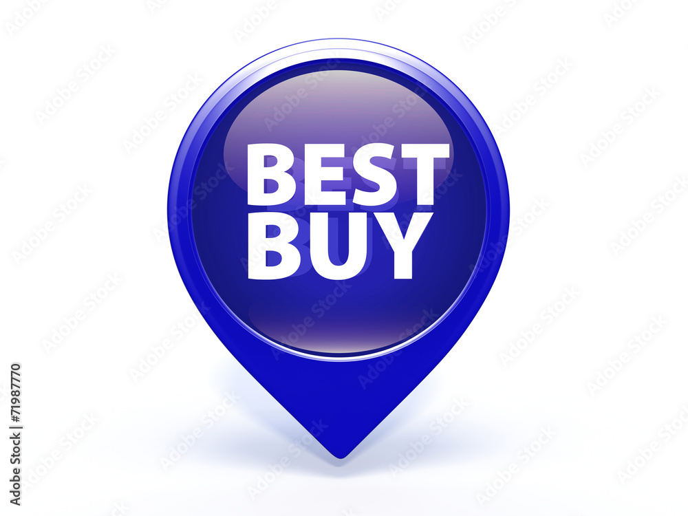 Best buy circular icon on white background Best buy circular icon on white background