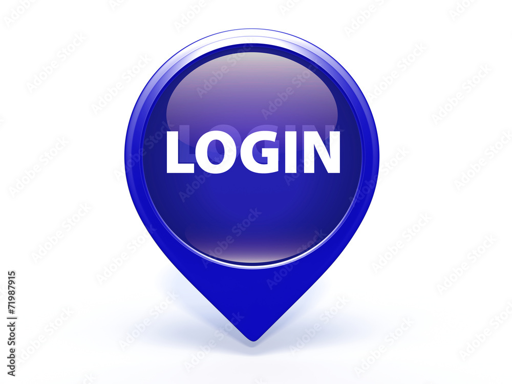 login pointer icon on white background login pointer icon on white background