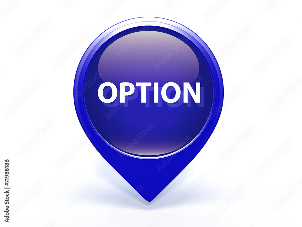 option pointer icon on white background option pointer icon on white background
