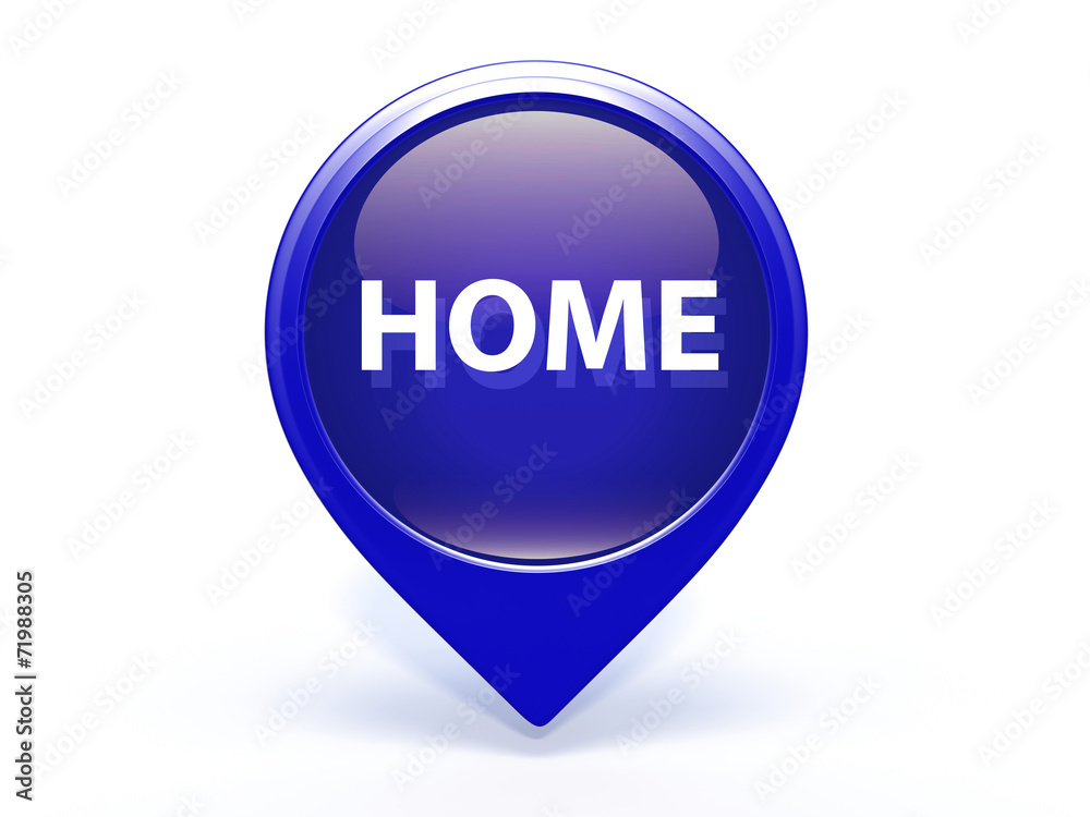 home pointer icon on white background home pointer icon on white background
