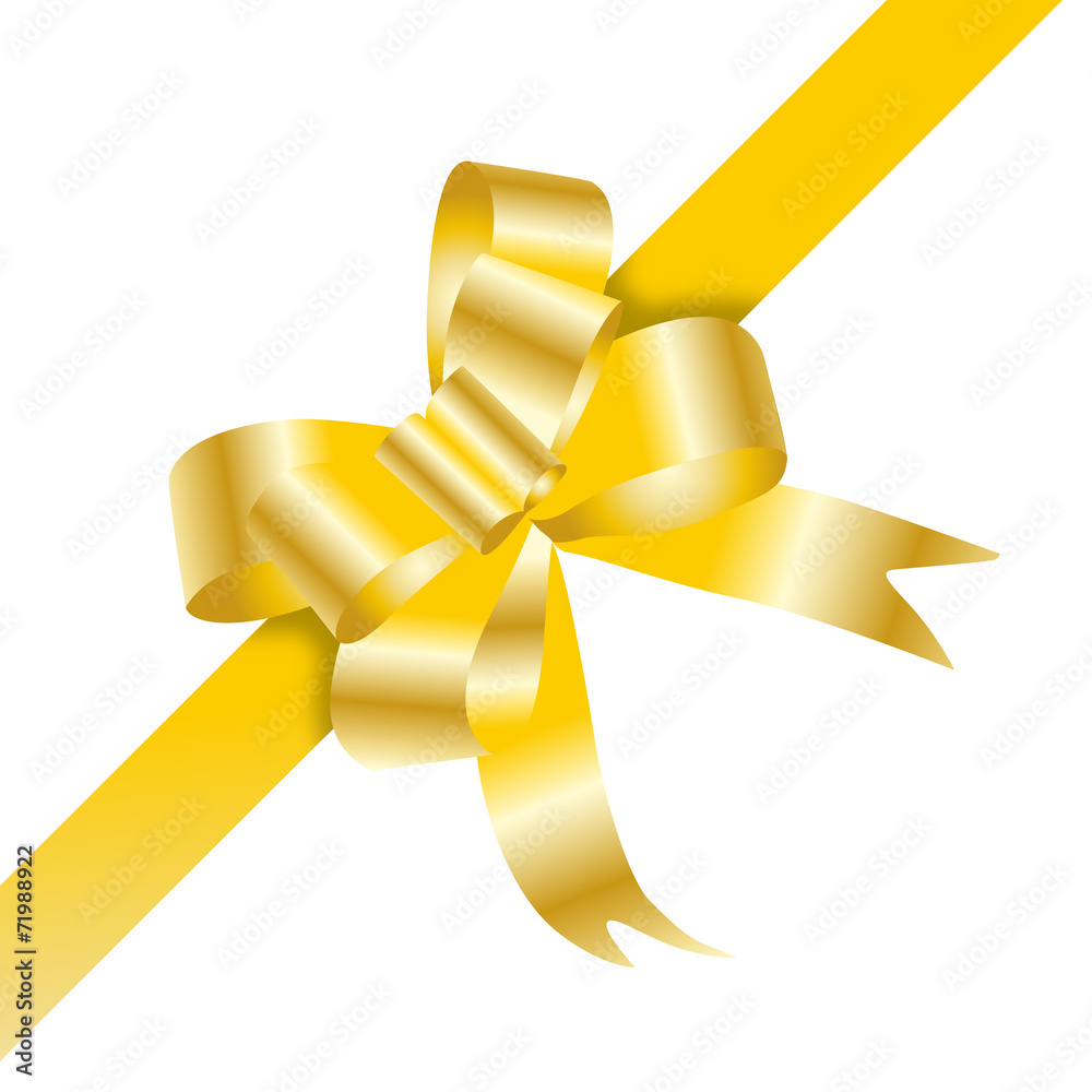 Golden bow