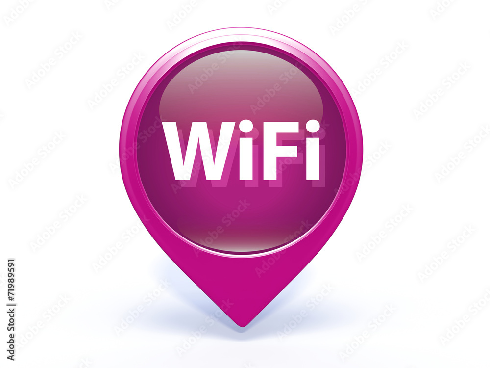wifi pointer icon on white background wifi pointer icon on white background