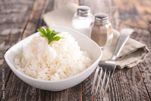 Fotografiet bowl of rice