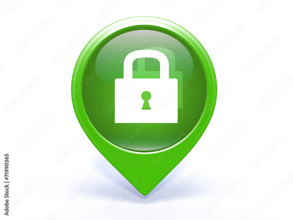 protect pointer icon on white background protect pointer icon on white background