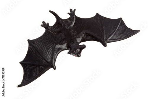 Halloween - Toy Bat - Isolated on White Background