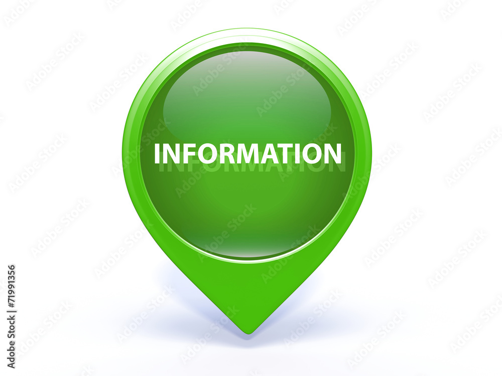 information pointer icon on white background information pointer icon on white background