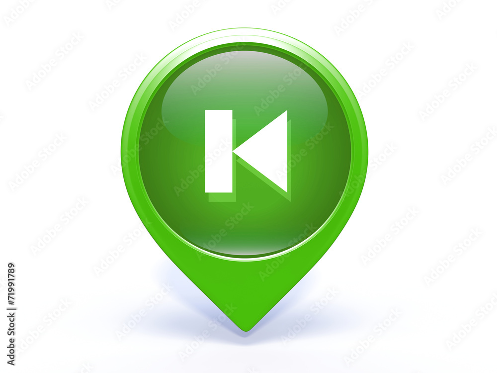 prev pointer icon on white background prev pointer icon on white background