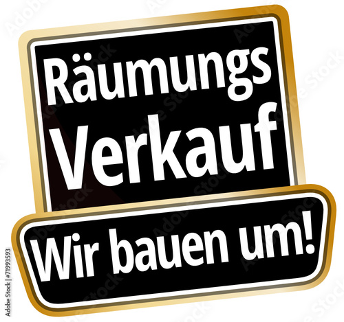 Räumungsverkauf - Wir bauen um!