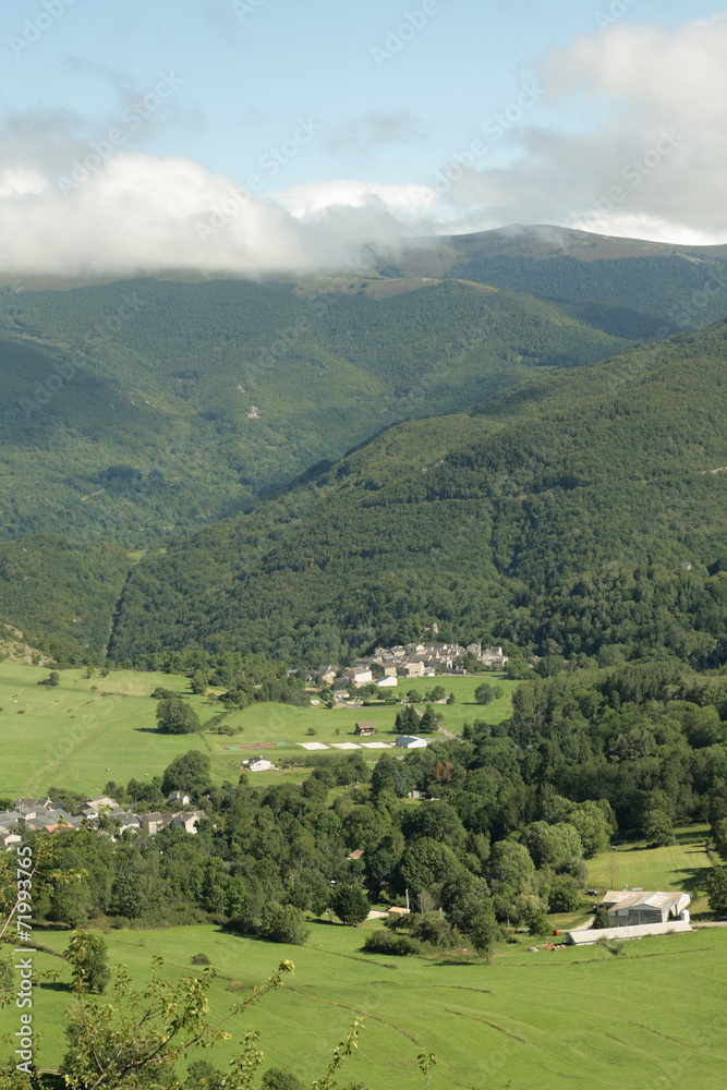 Village de montagne,Pyrénées audoises