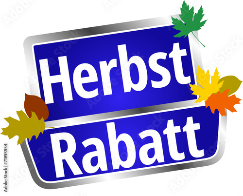Herbstrabatt