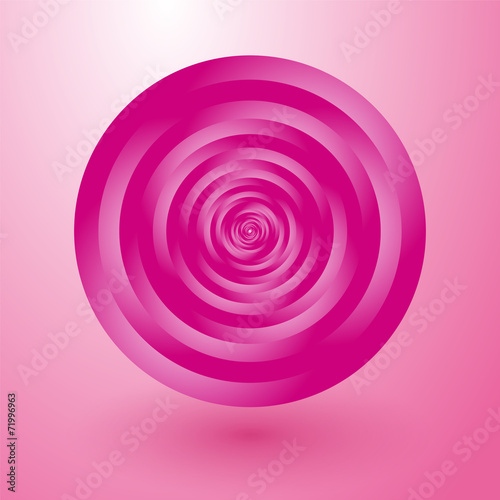 rotating pink circles