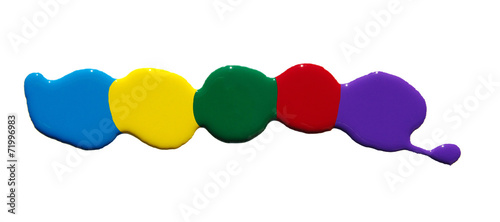 colored paint
