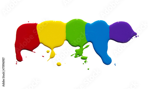 colored paint