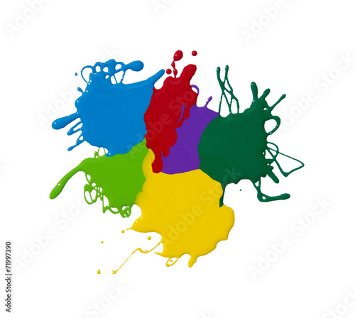 colored paint