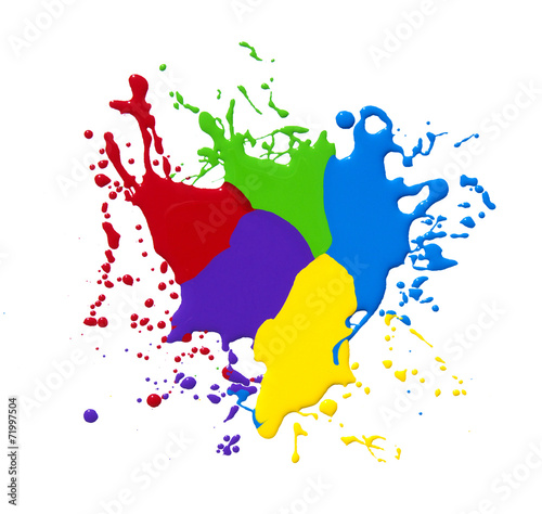 colored paint