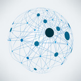 Abstract global network | EPS10 vector design