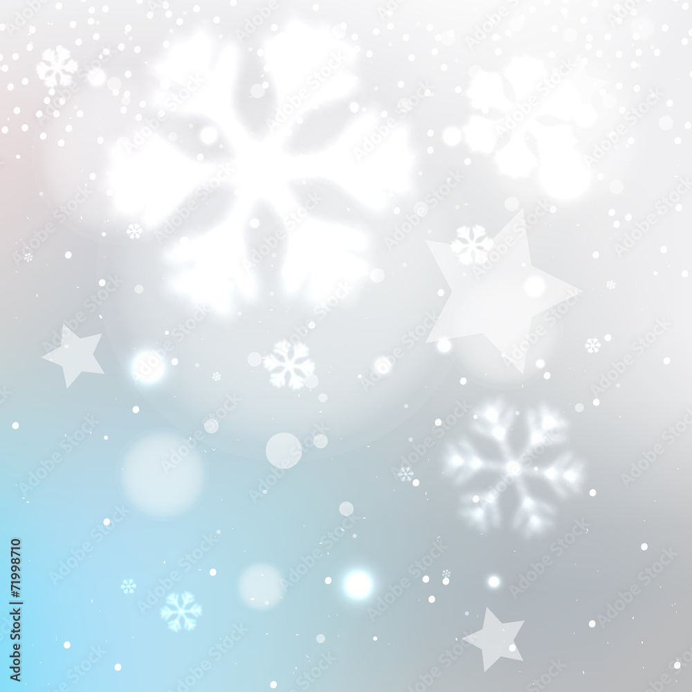 Snowy winter blurred background Snowy winter blurred background