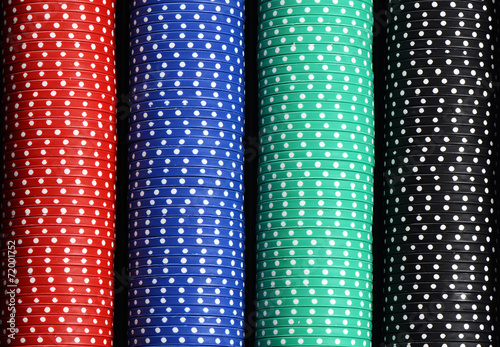 Casino chips as a background