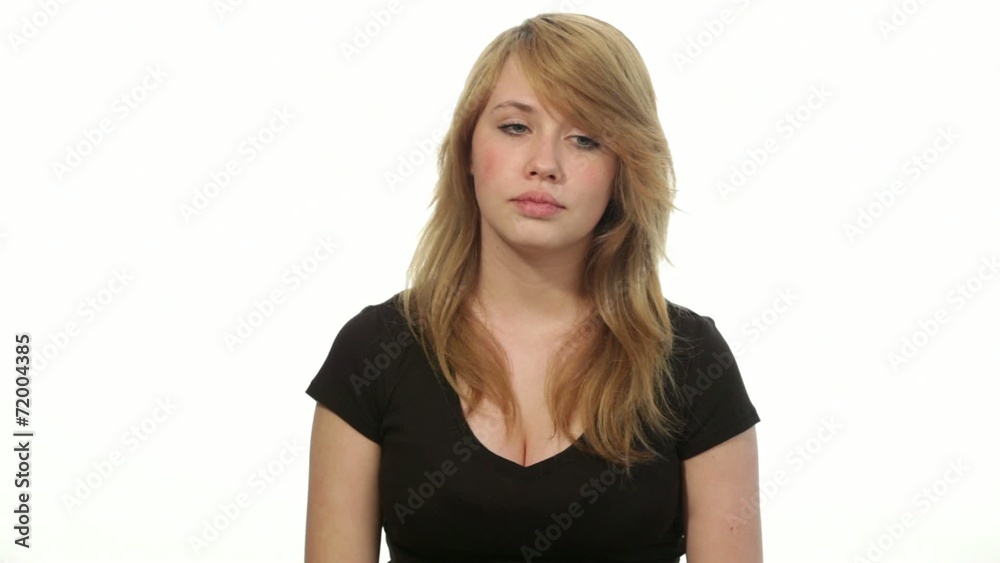 Teenager girl receiving and replying to text message Teenager girl receiving and replying to text message