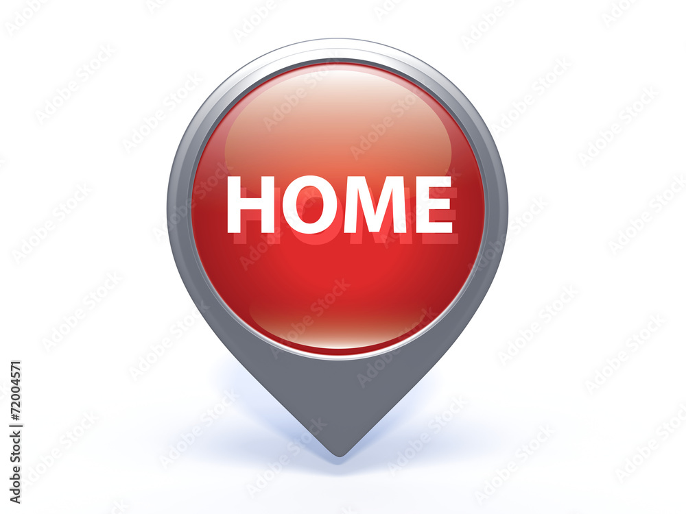 home pointer icon on white background home pointer icon on white background